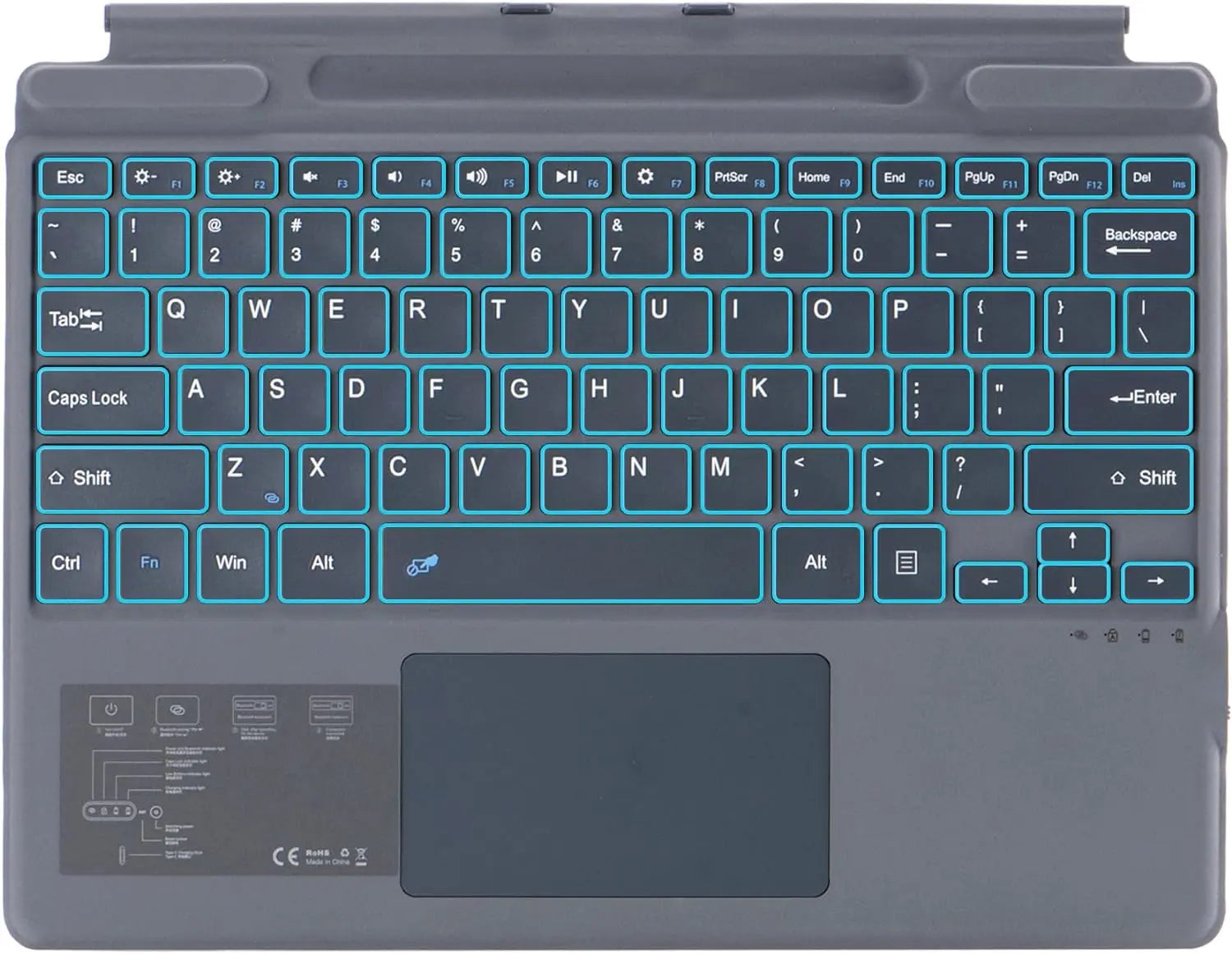 Magnetische Bluetooth-Tastatur Surface Pro 8–X