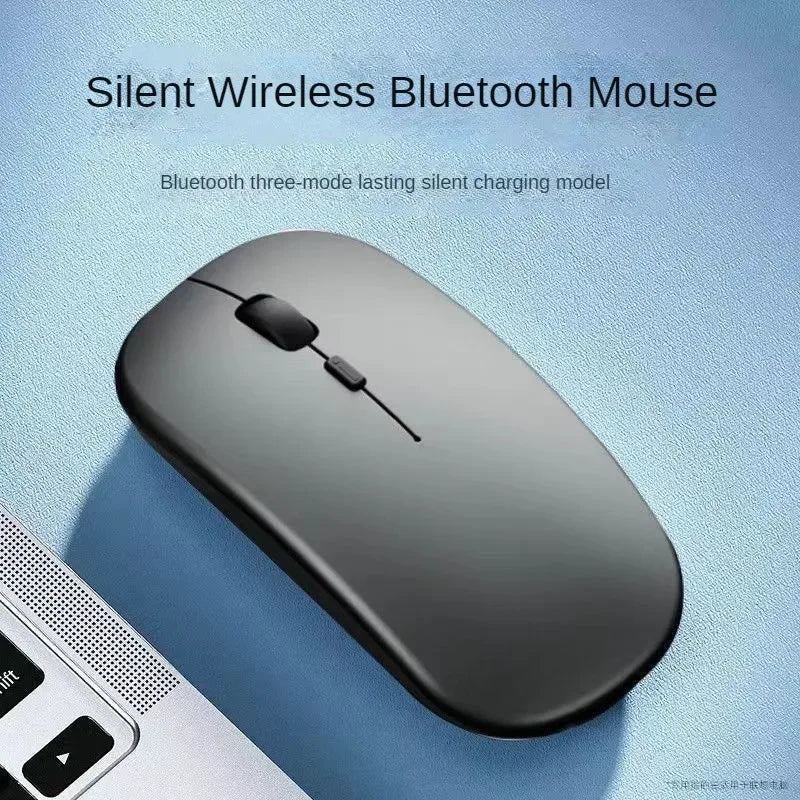 Kabellose Bluetooth-Maus mit Ergonomie und Wiederaufladung