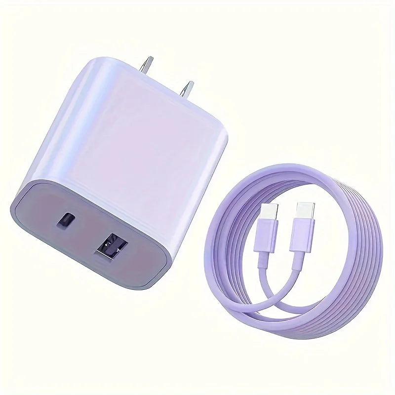 20W USB-C Schnellladegerät mit Kabel
