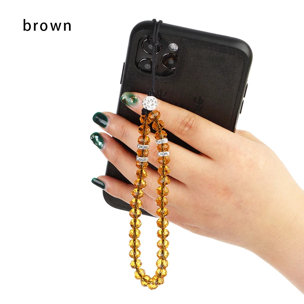 Bunte Anti-Verlust Handy Lanyard mit Kristallseil