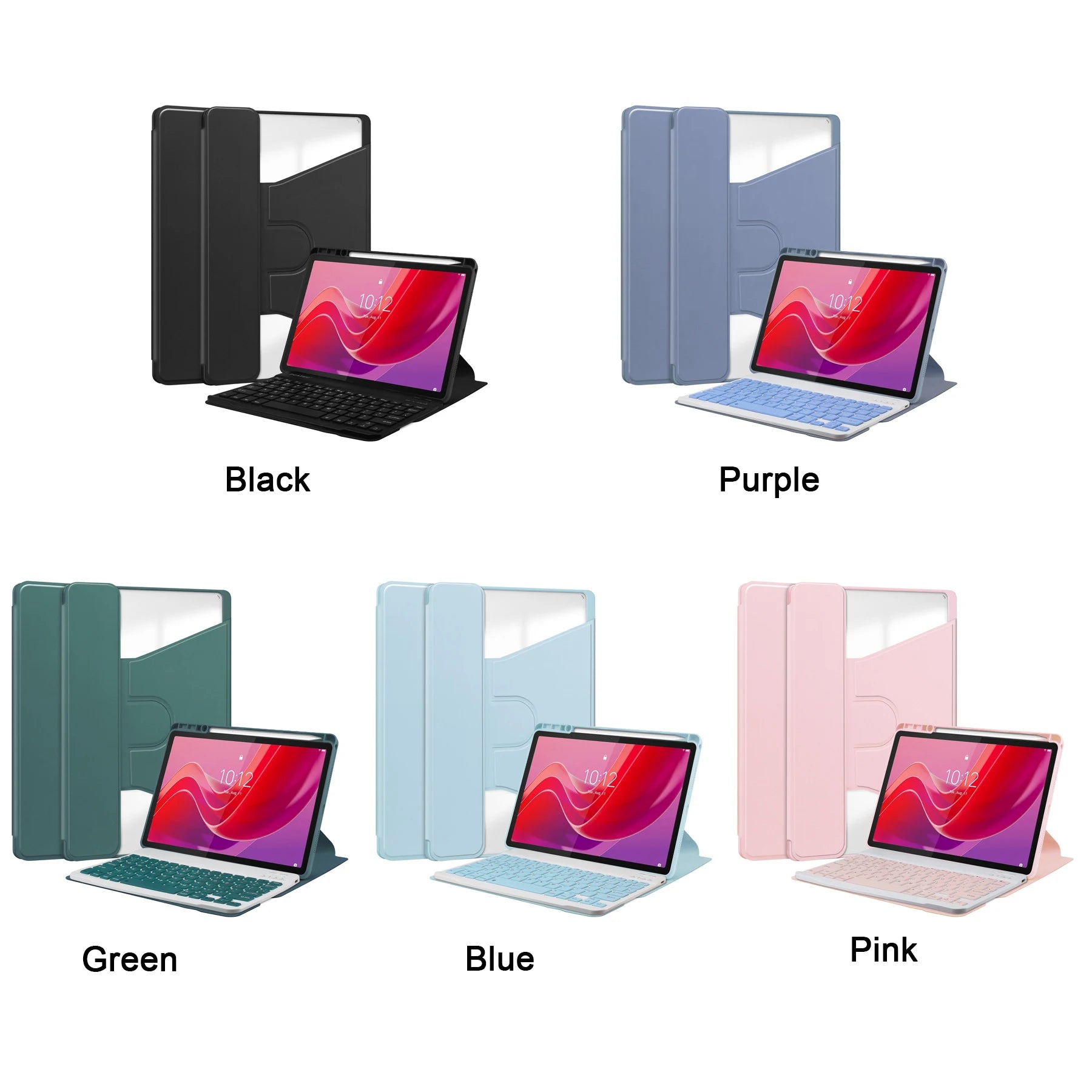 360° Drehbare Hülle mit Tastatur iPad Air Pro