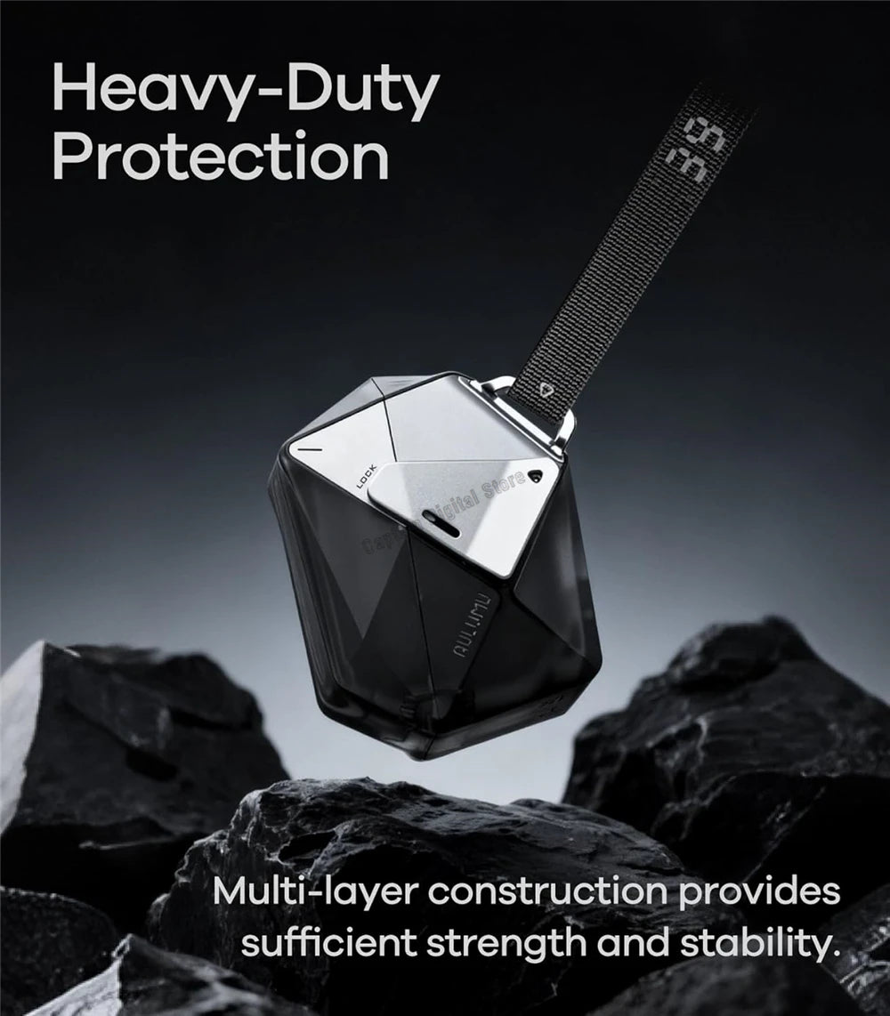 Geometrische AirPods Pro 3 Hülle mit Schloss