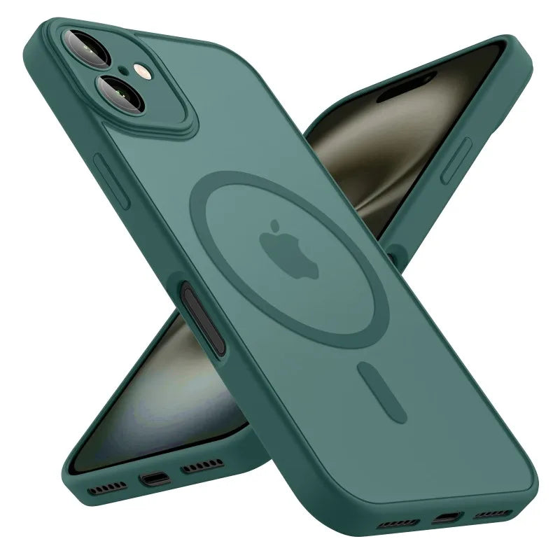 Mattierte Magnethülle iPhone 16–11 Pro