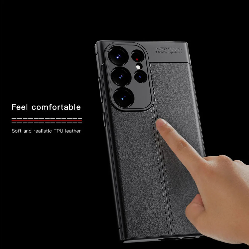 Stoßfeste Silikon Hülle für Samsung S23 S24 S25