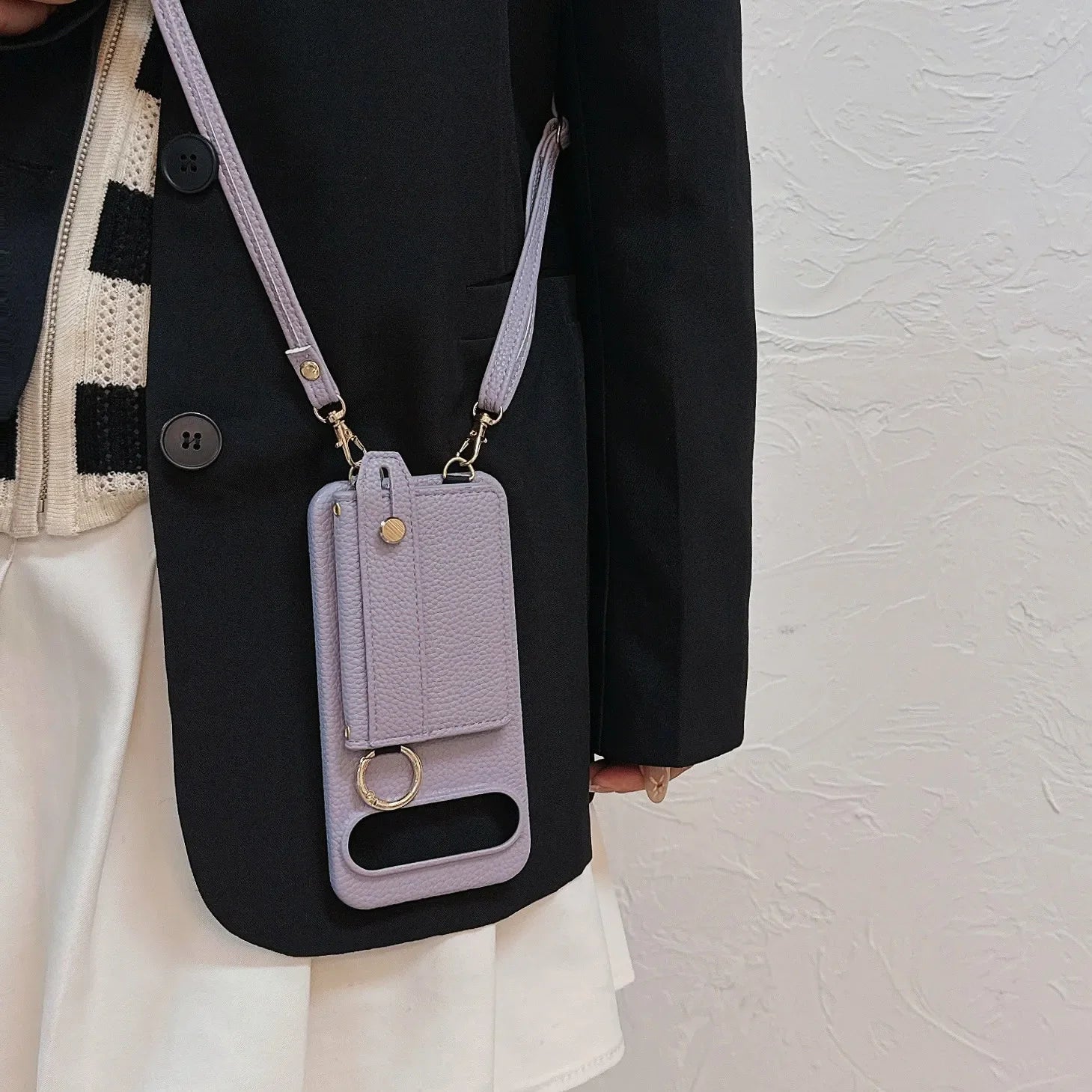 Ring Crossbody Wallet Hülle für Google Pixel 9