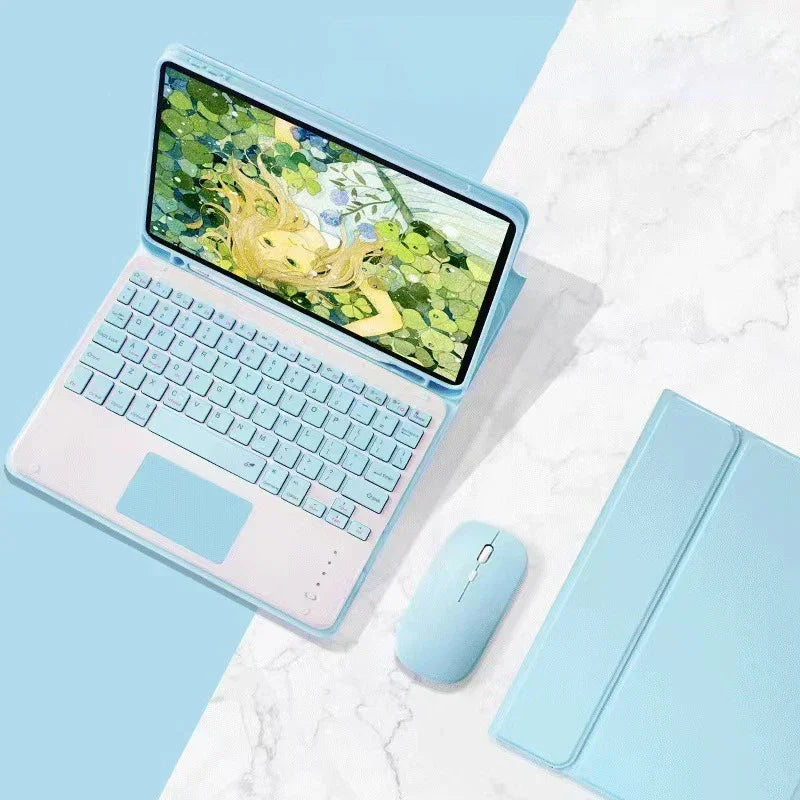 Touchpad Tastatur Hülle mit Maus für iPad 11. Gen 11 Zoll 2025