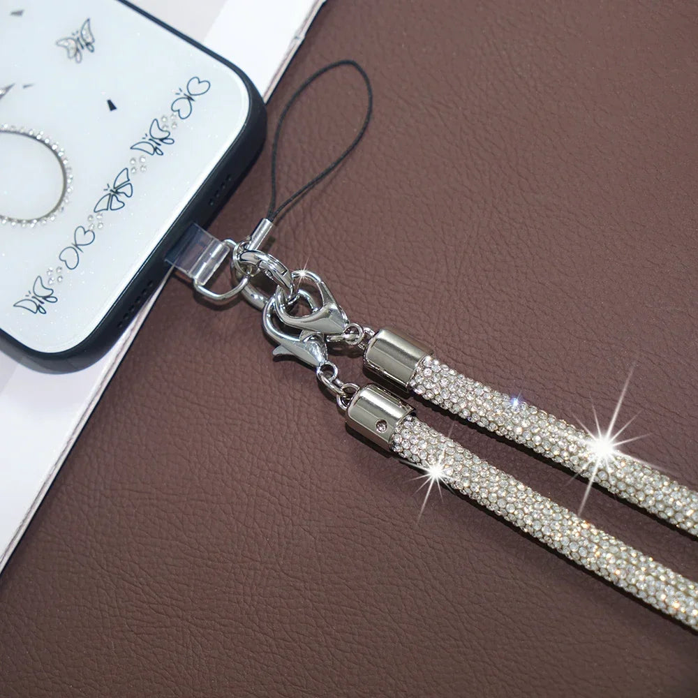 Handyhüllen Lanyard mit Strass – Crossbody Trageriemen