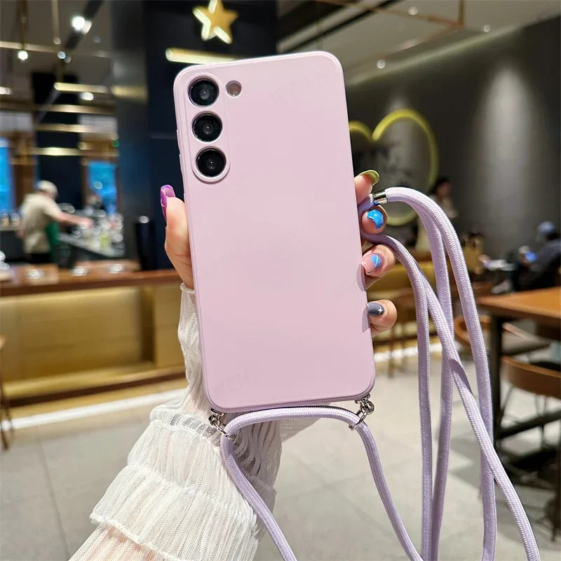 Verstellbare Crossbody Lanyard Hülle Samsung