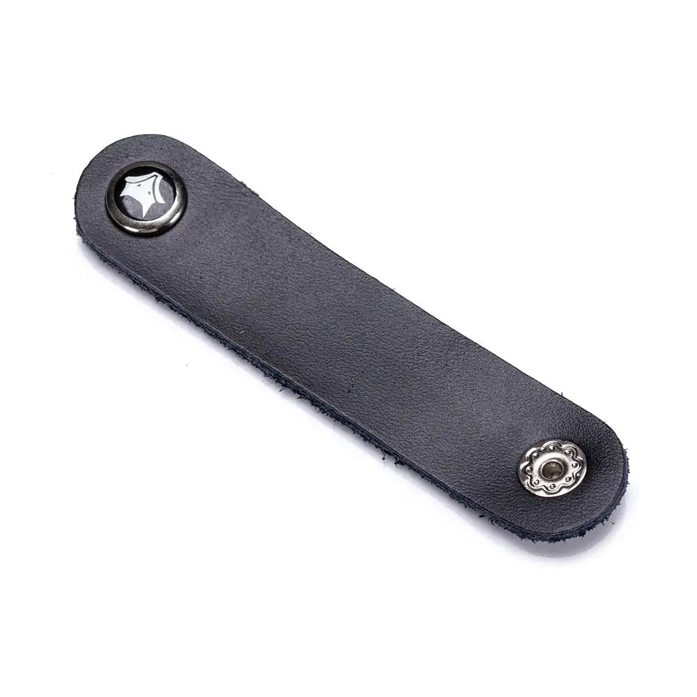 4er Set Leder Kabel Organizer Wickler Clips