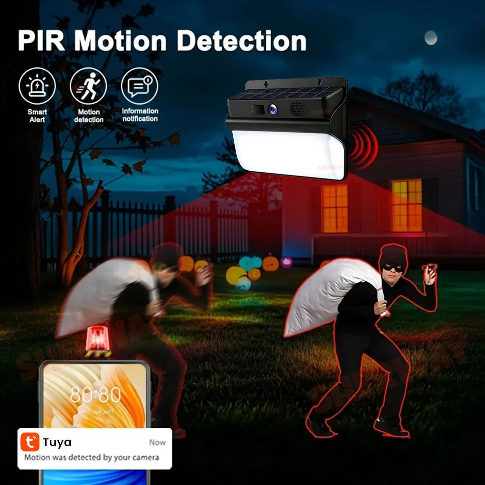 2K Solarkamera mit WLAN, Akku & Farb-Nachtsicht