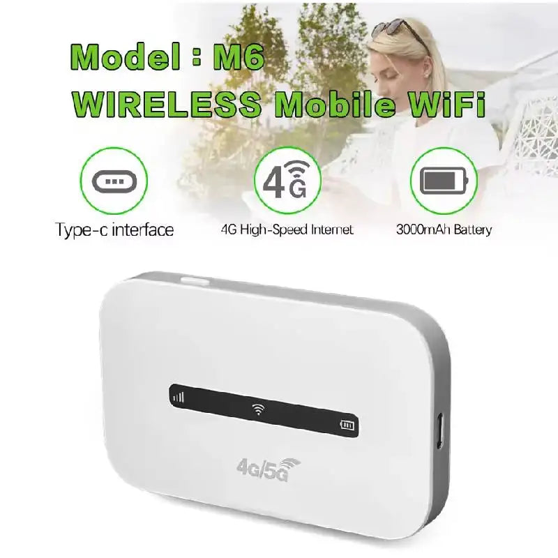 Mobile 4G LTE Hotspot Router 3000mAh