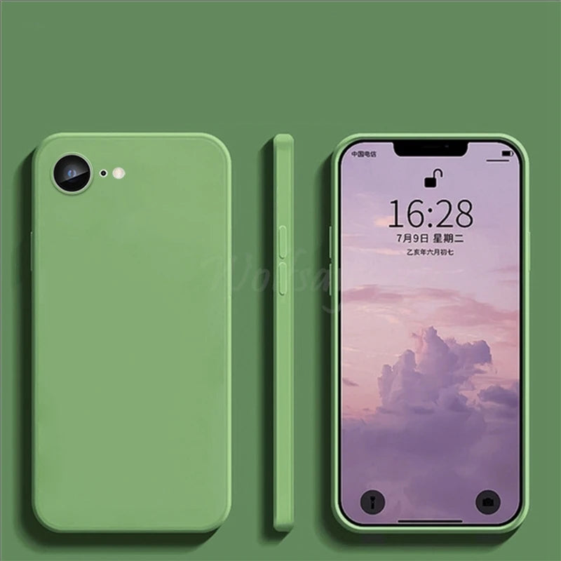 iPhone 16e Silikonhülle Flüssig Gummi