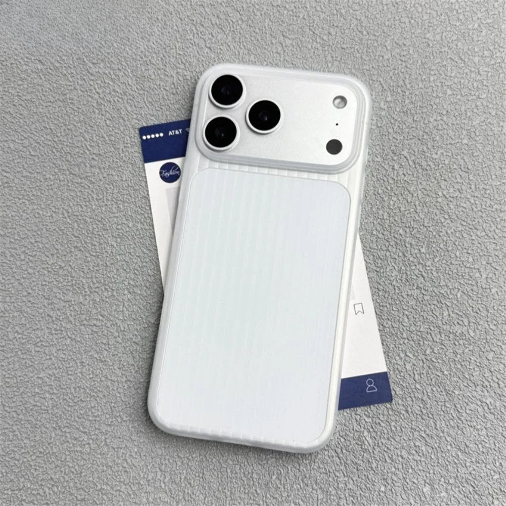 Matte Business Hülle für iPhone 17 Pro Max 3D Streifen