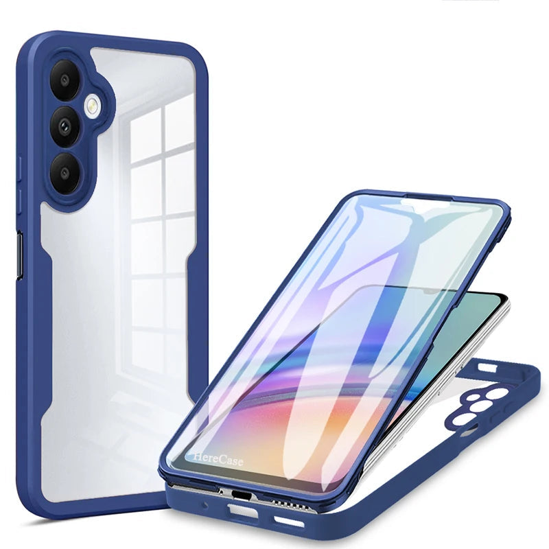 Coque 360° avec protection d'écran pour Galaxy série A