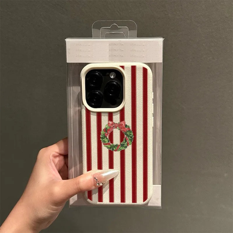 Weihnachtskranz Hülle für iPhone 17