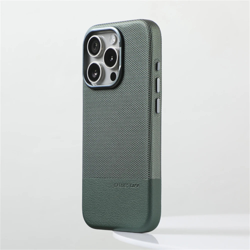 Business leather case with magnet for iPhone 17 series