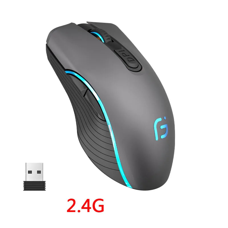 Wiederaufladbare Dual Mode Maus Bluetooth 2400 DPI