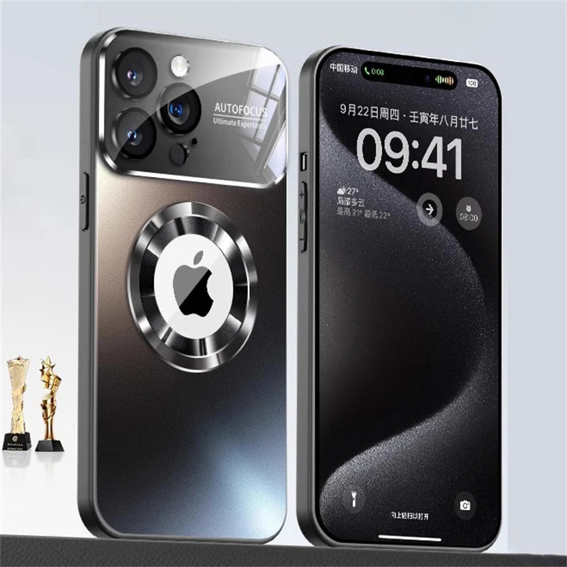 Luxus Matte Magnetische Hülle für iPhone 17