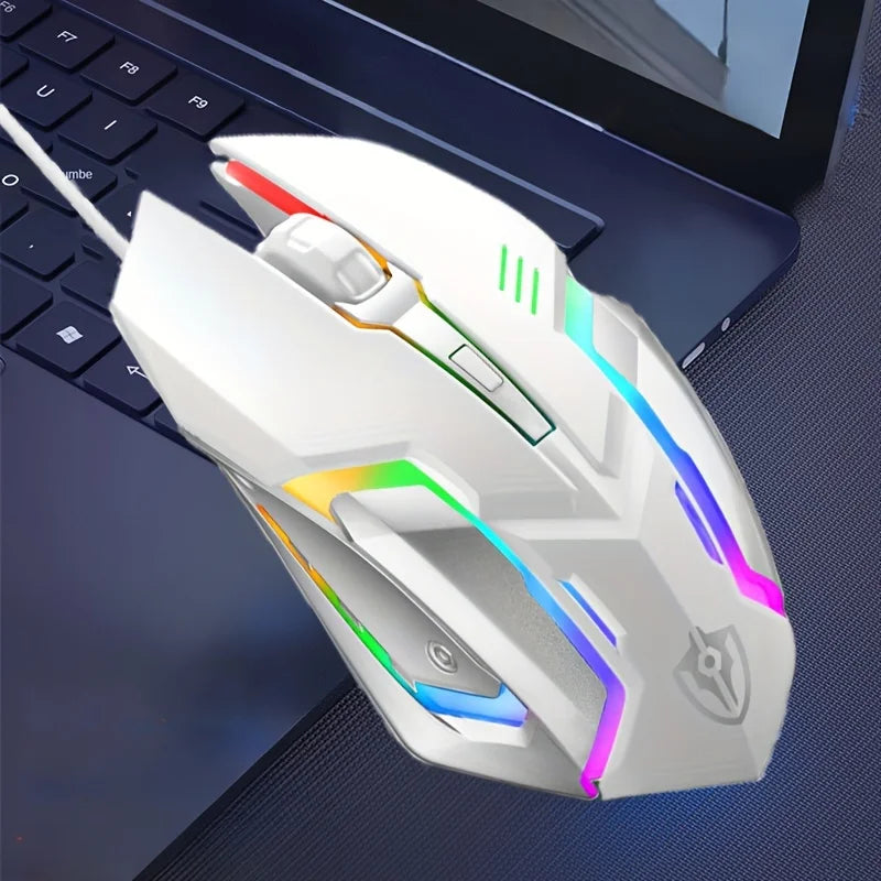 Kabelgebundene LED-Maus für Büro und Gaming