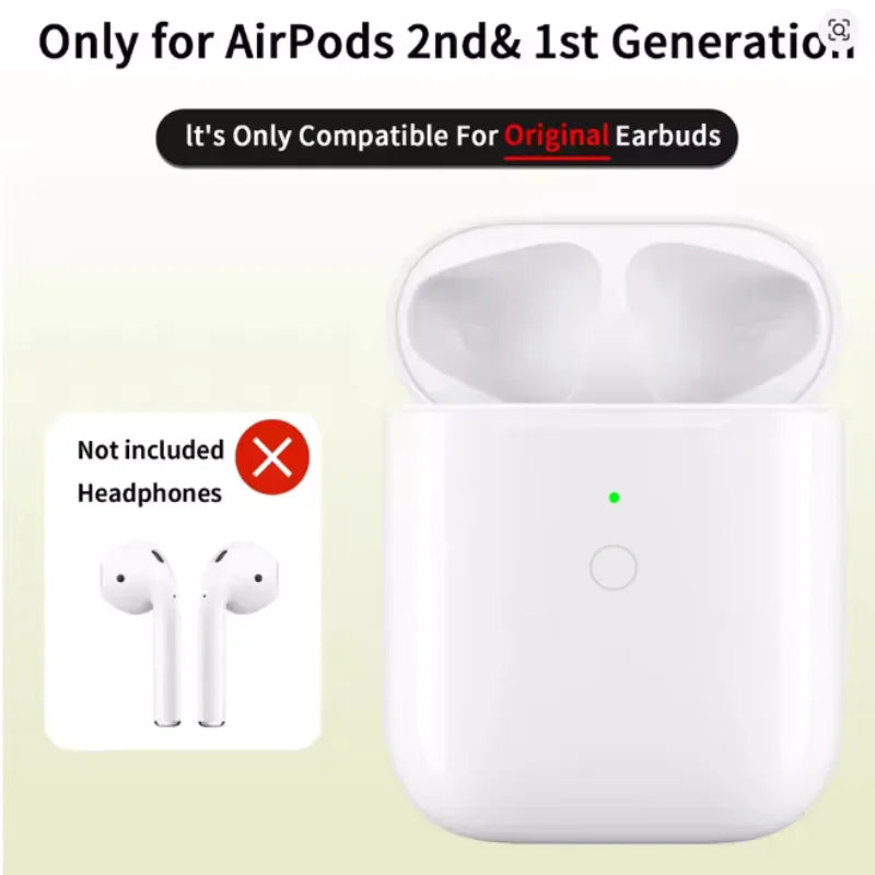 Drahtlose AirPods Ladehülle Ersatzbox mit Pairing