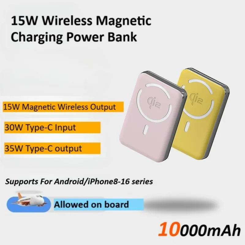 10000mAh Qi2 Powerbank Mit Ständer Für iPhone