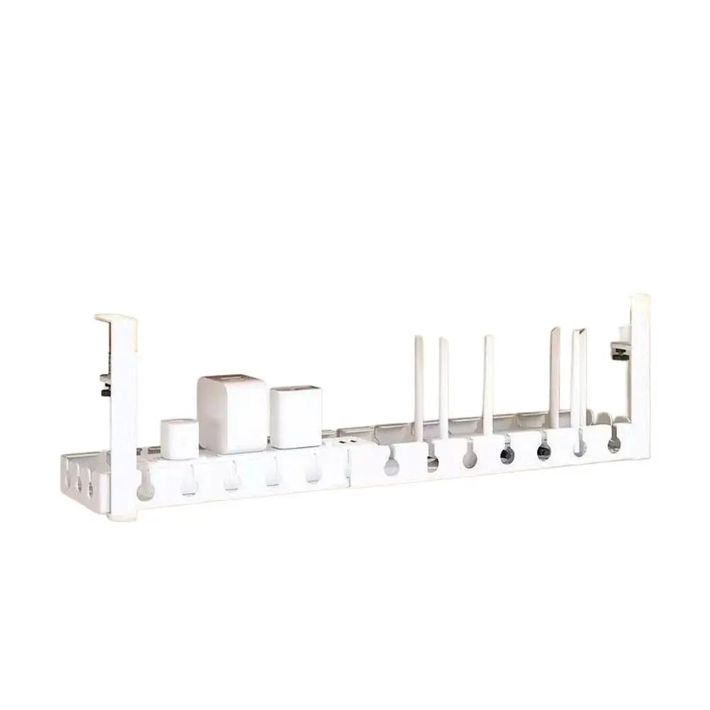 Ausziehbares Kabelmanagement-Tablett unter Schreibtisch