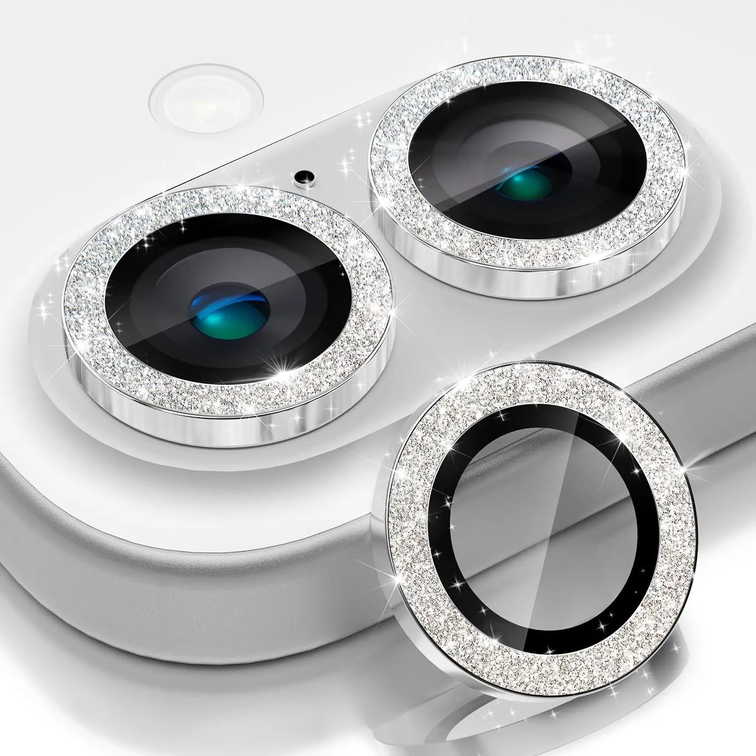 Bling Glitter Camera Protective Glass for iPhone 17
