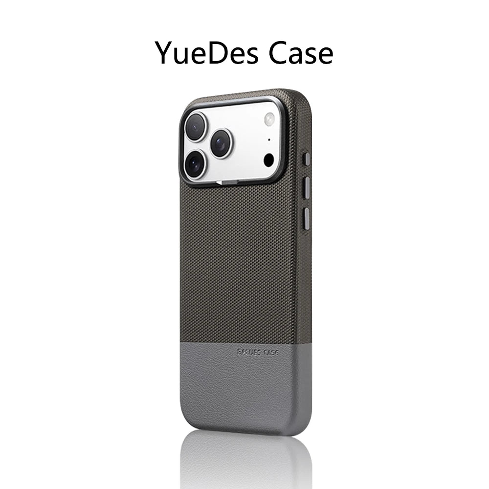 Luxus Lederhülle mit MagSafe für iPhone 17 Pro Max