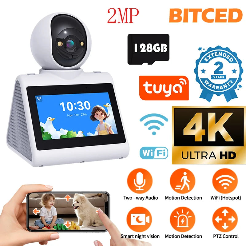 2MP WLAN Innenkamera mit Audio & Nachtsicht