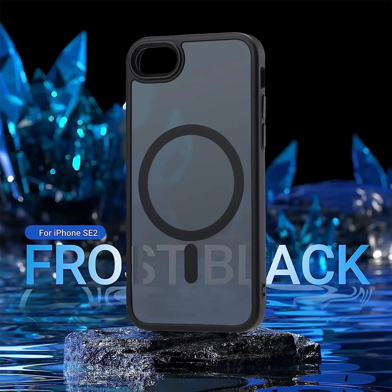 Magnetische Magsafe Hülle iPhone Schwarz