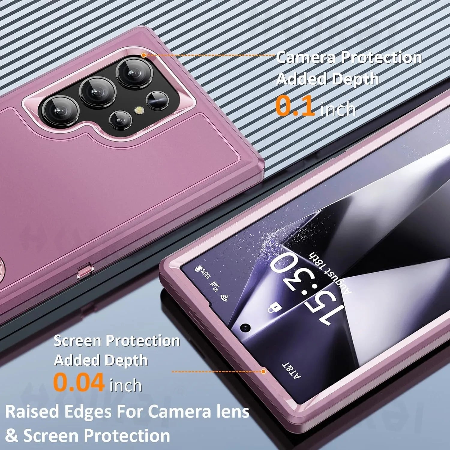 Robuste 3-in-1 Hülle mit Ständer für Galaxy S25–A56