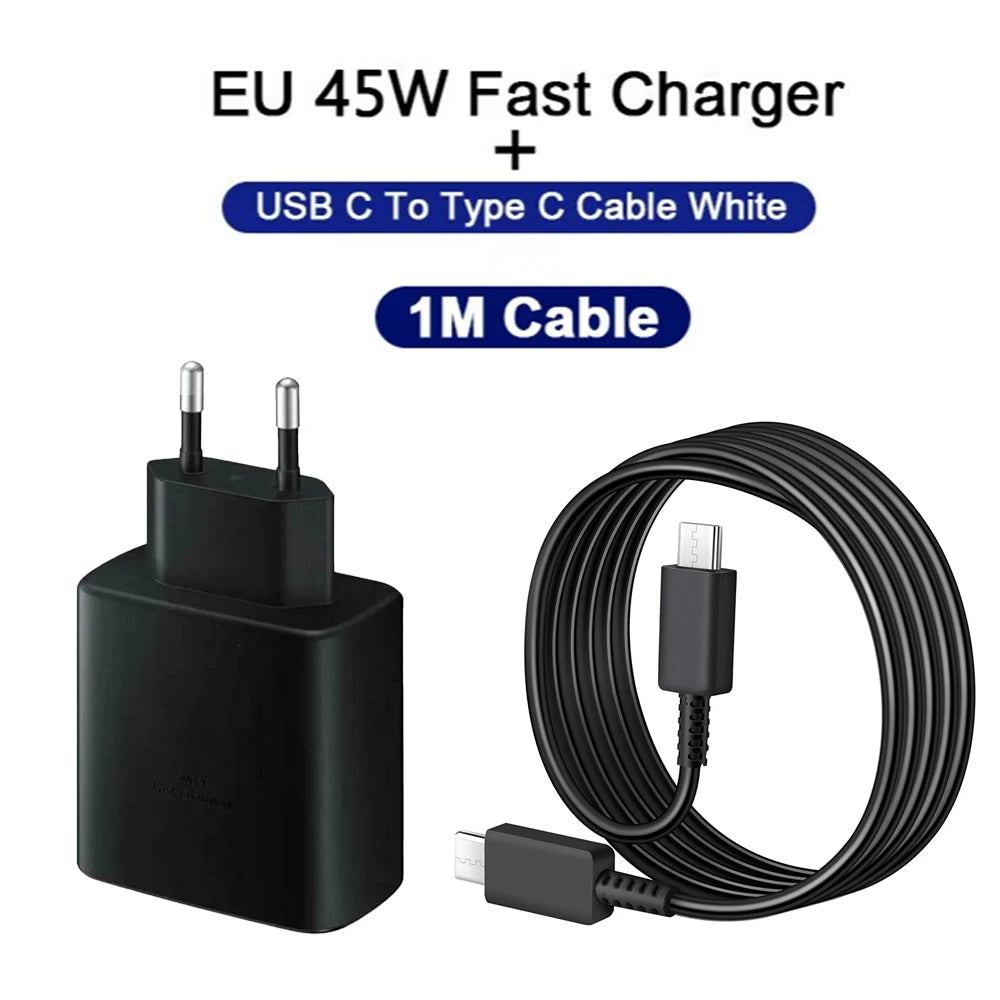 Chargeur rapide PD 45 W pour Samsung