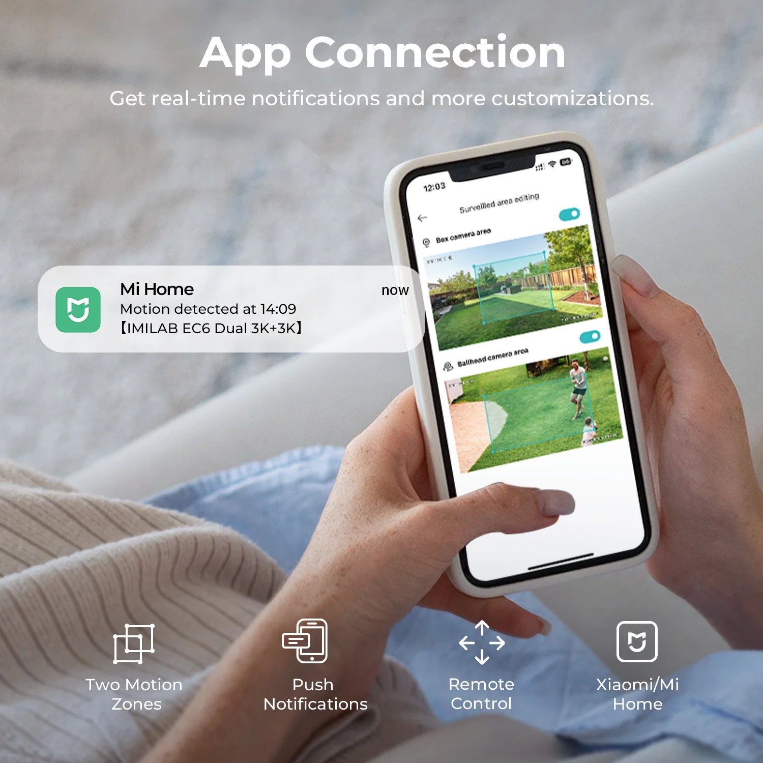 360° Dual-Lens Außenkamera mit WLAN & Farb-Nachtsicht