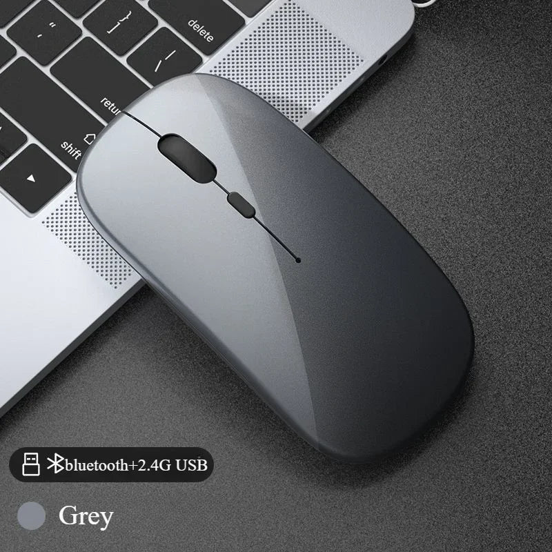 Kabellose Bluetooth-Maus mit Ergonomie und Wiederaufladung
