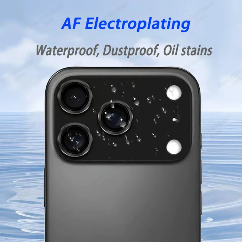 Gebürstetes Metall Kamera Schutzglas für iPhone 17 Serie