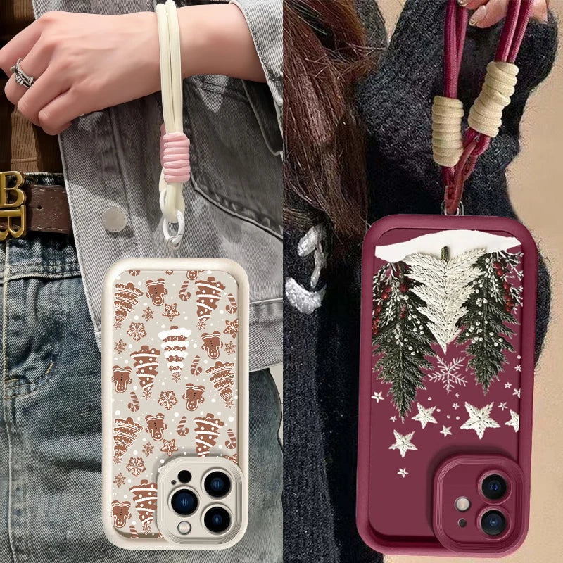 Samsung S25 Silikon Hülle Weihnachtsmotiv