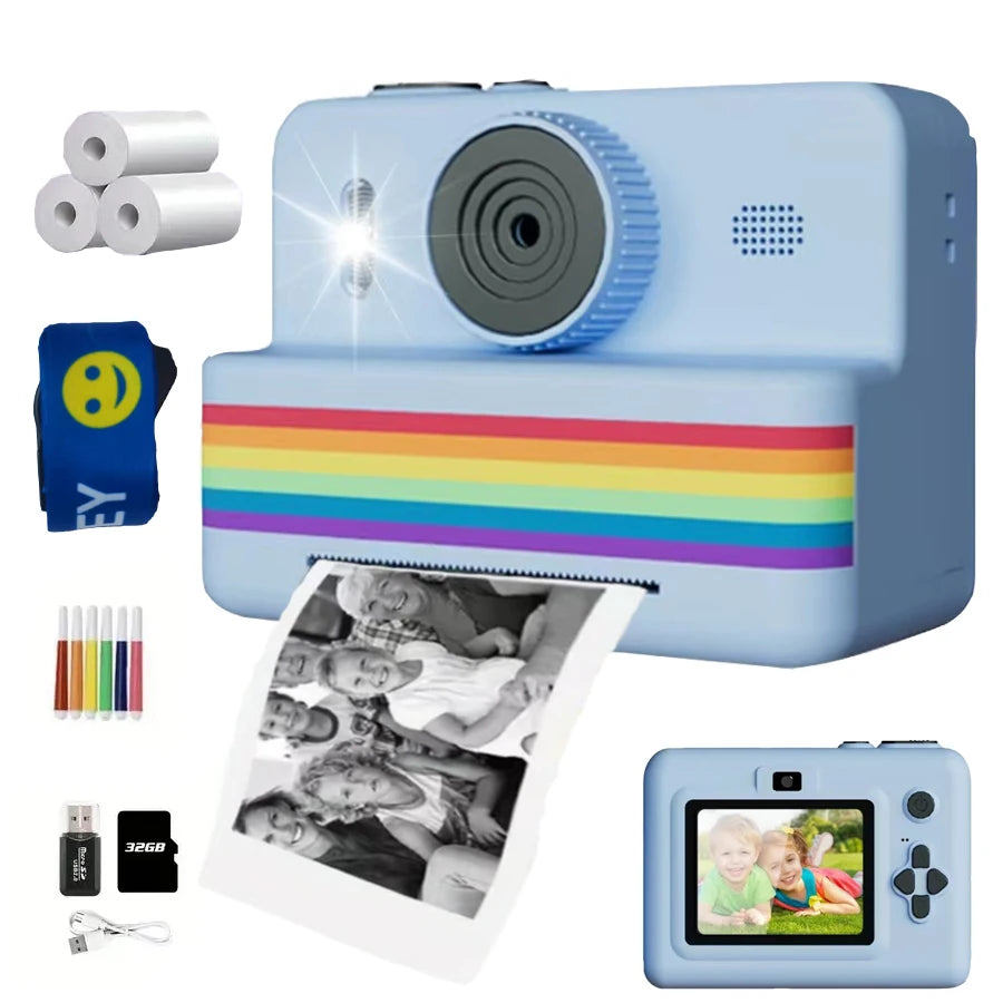 Tragbare Sofortbildkamera mit 2,8-Zoll Bildschirm
