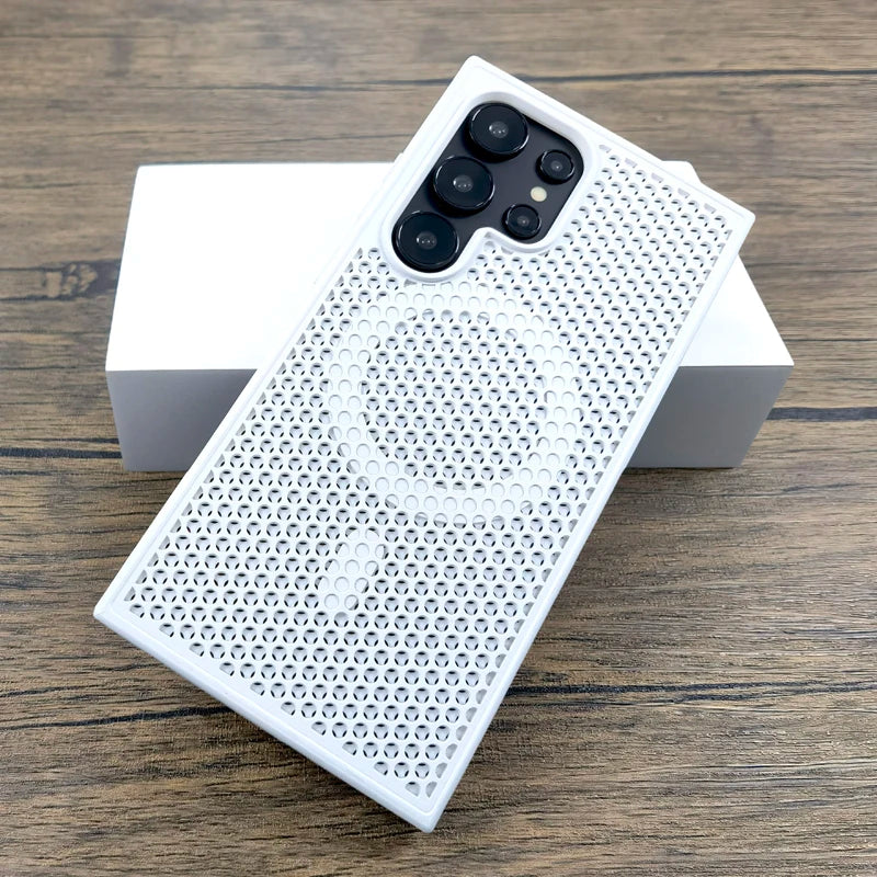 Luxus Hülle mit Wärmeschutz für Galaxy S25