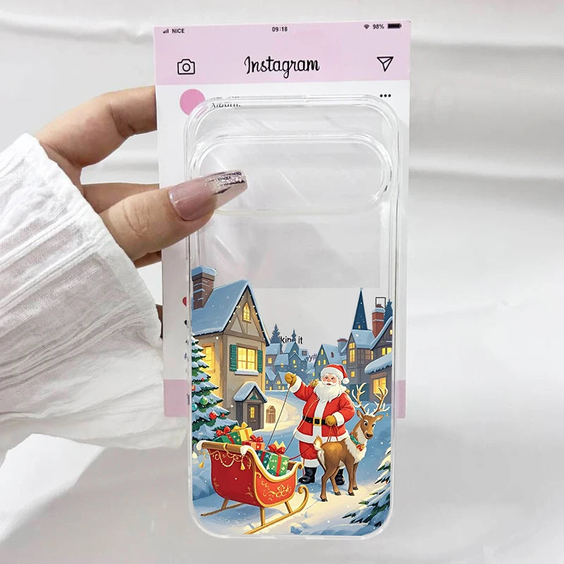 Weihnachts TPU Hülle für Google Pixel 8, 9 und 10