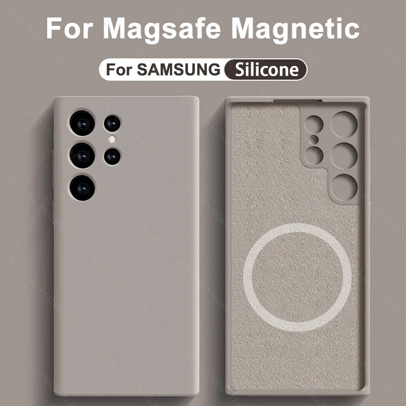 Für Samsung MagSafe Silikon Hülle
