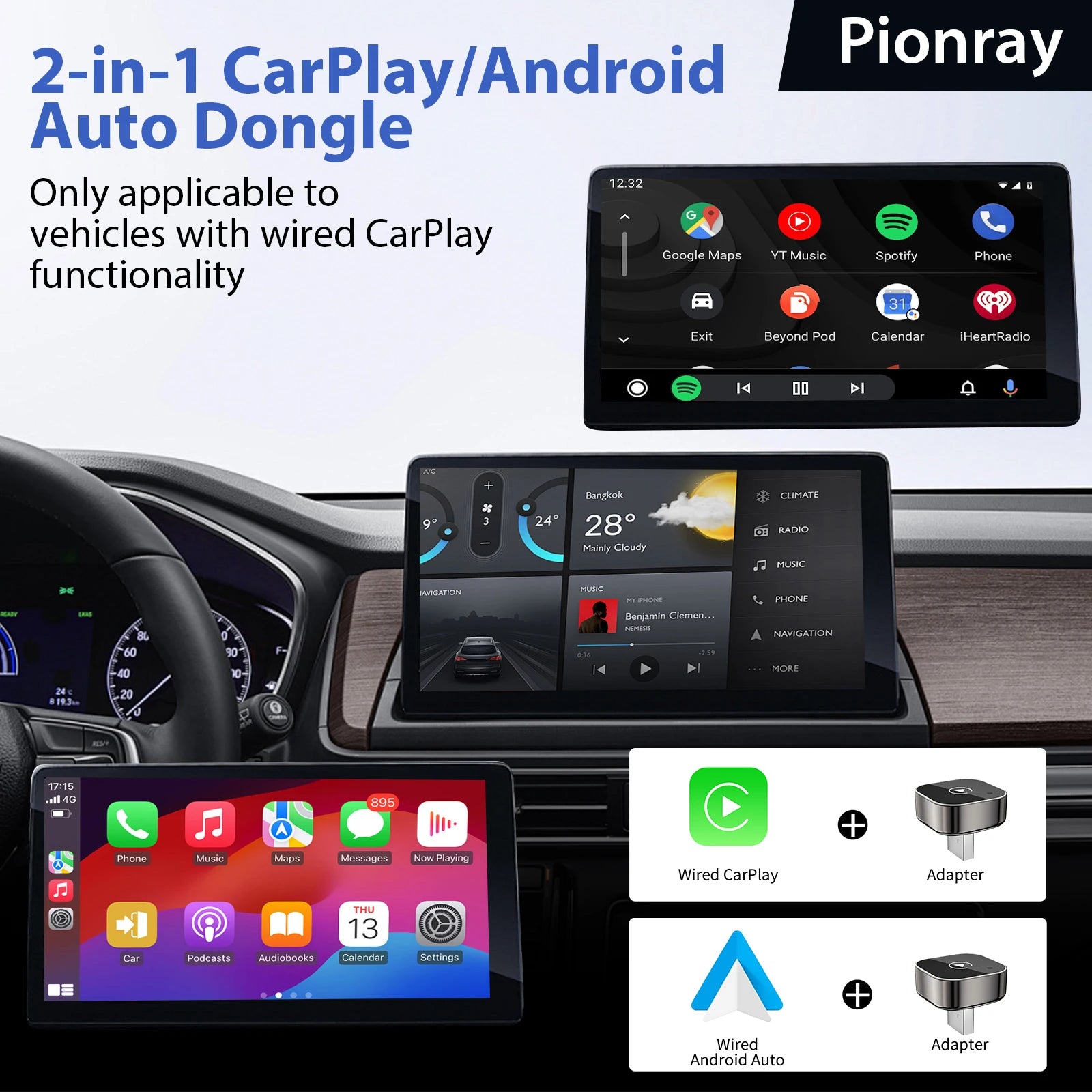 2025 Mini Wireless CarPlay Adapter