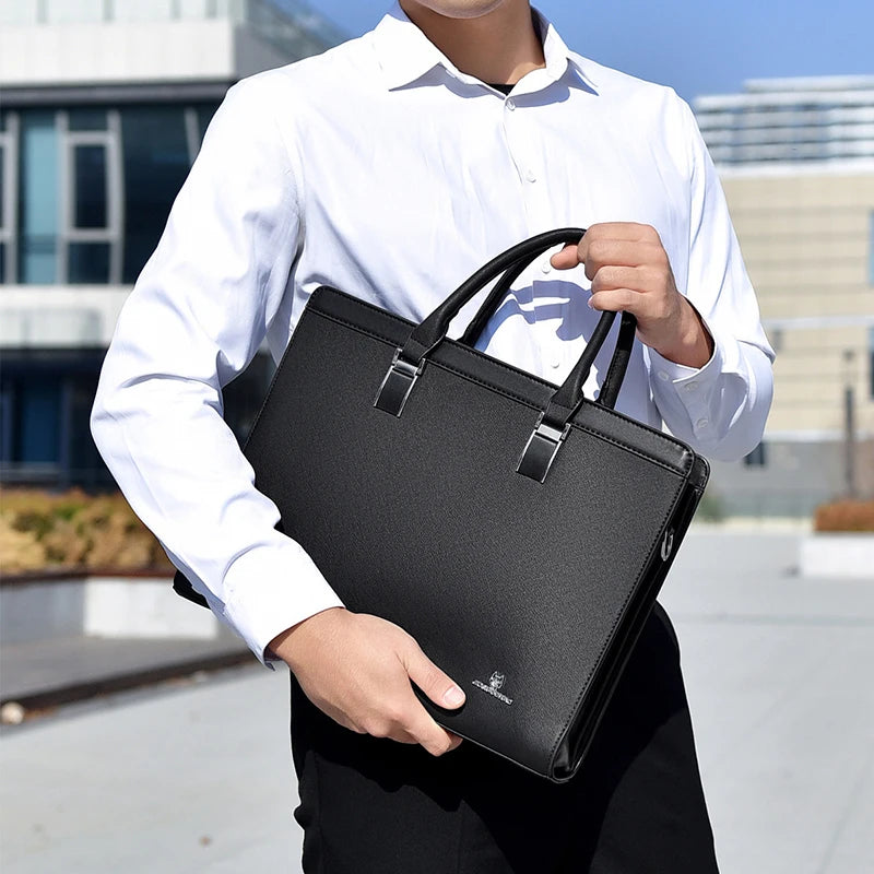 Herren Aktentasche PVC Business Tasche