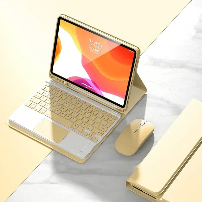 Tastatur Hülle mit Maus für iPad 11 Gen 11 Zoll 2025