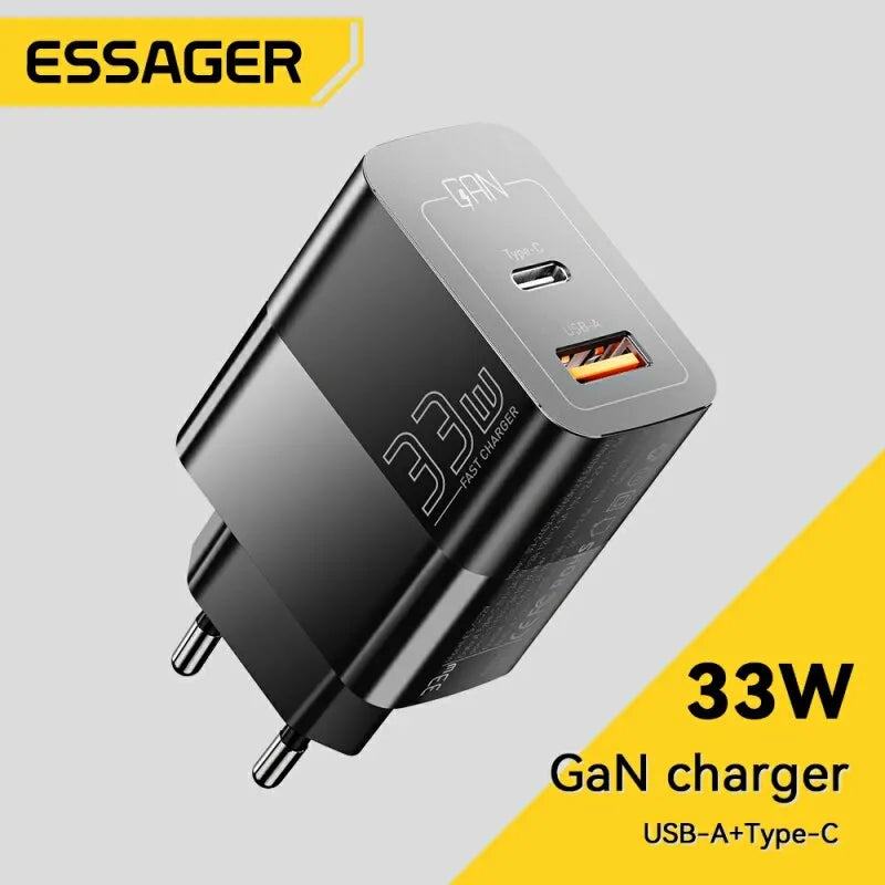 Essager 33W USB-C GAN Schnellladegerät