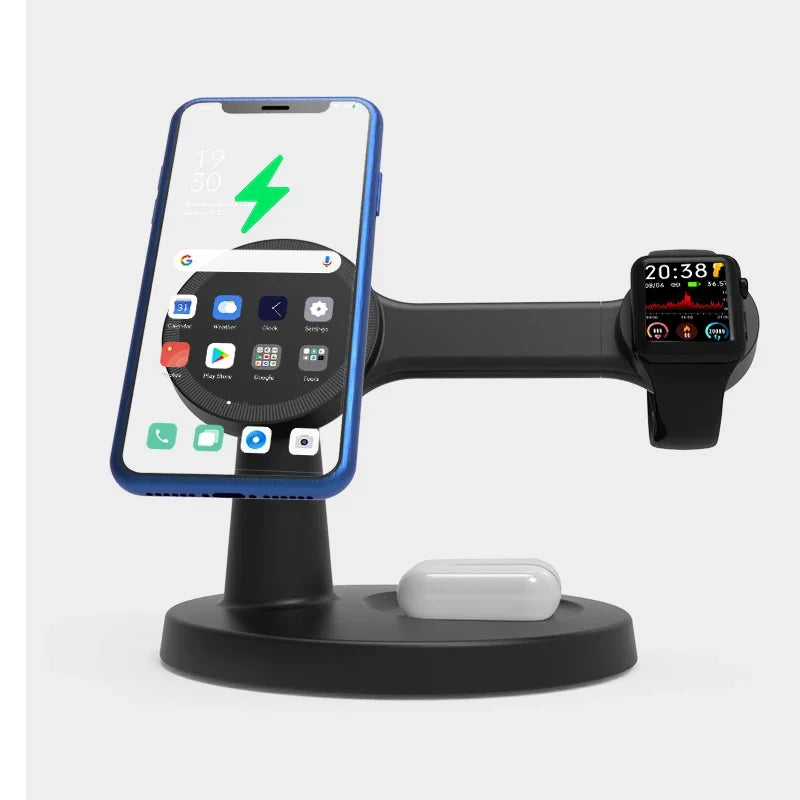 3-in-1 Magnetischer Wireless Charger Ständer iPhone