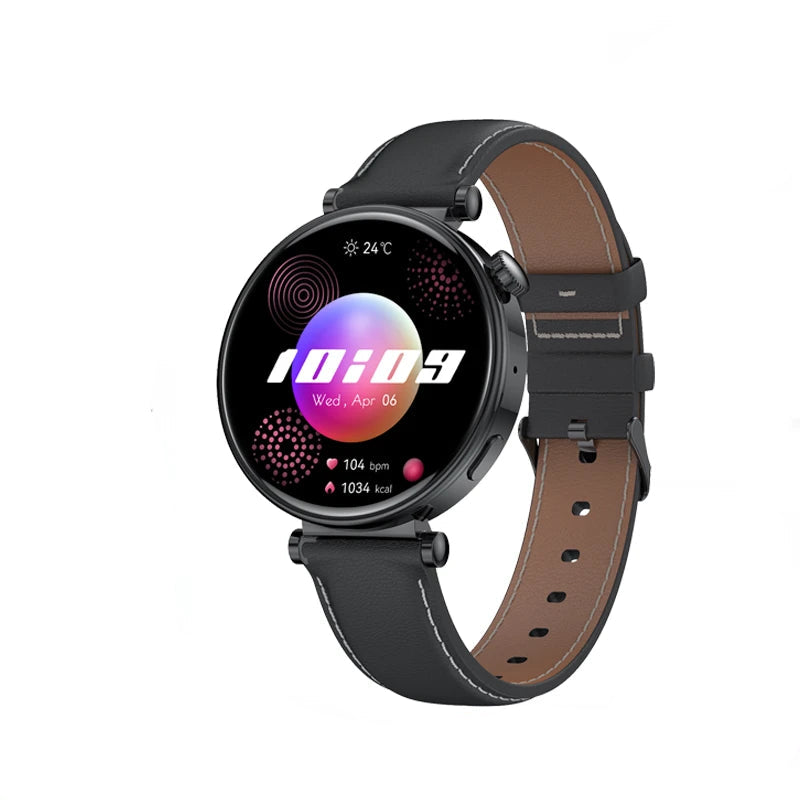 Elegant women's smartwatch GPS NFC fullscreen 2025