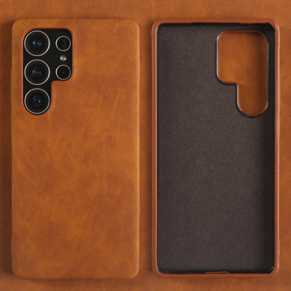 Luxuriöse Lederhülle für Samsung Galaxy Modelle