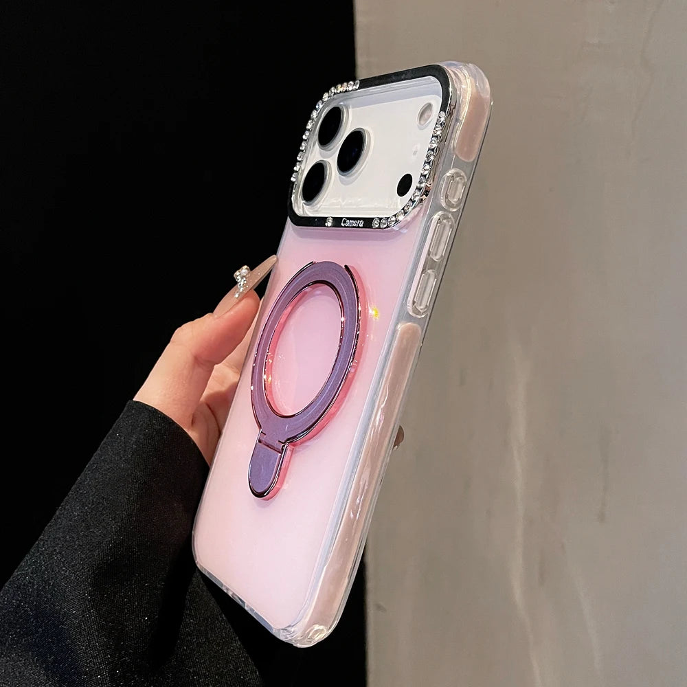 Magnetische Schmuck Handyhülle für iPhone 17 Pro Max