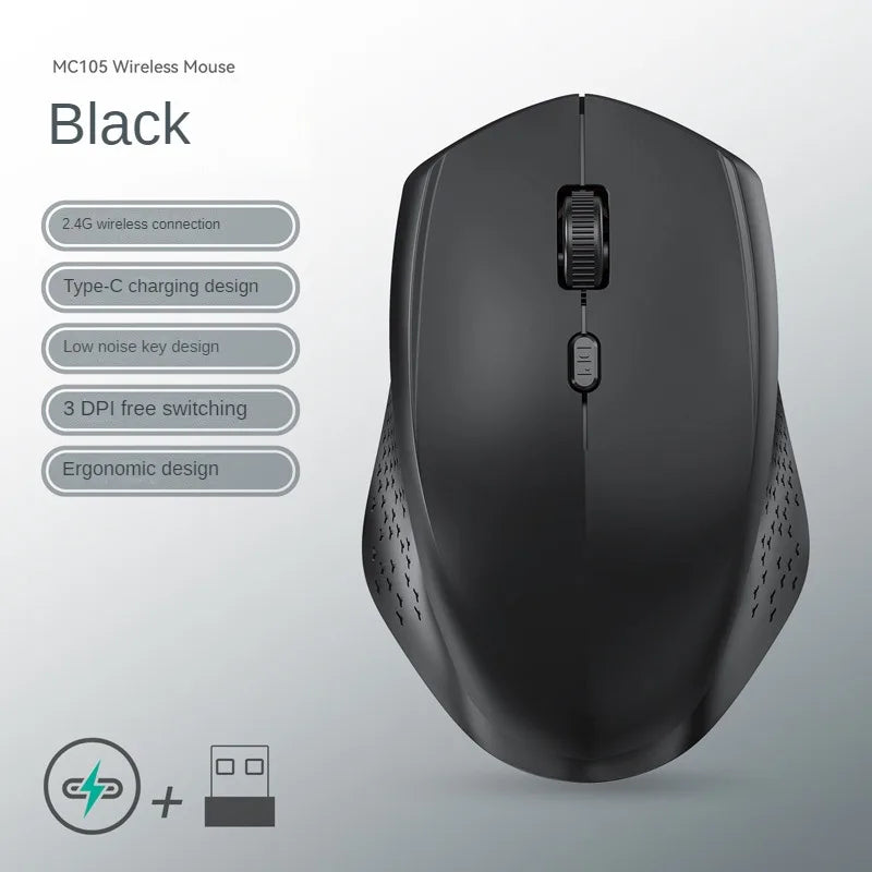 Kabellose Dual-Modus Maus leise 1600DPI US