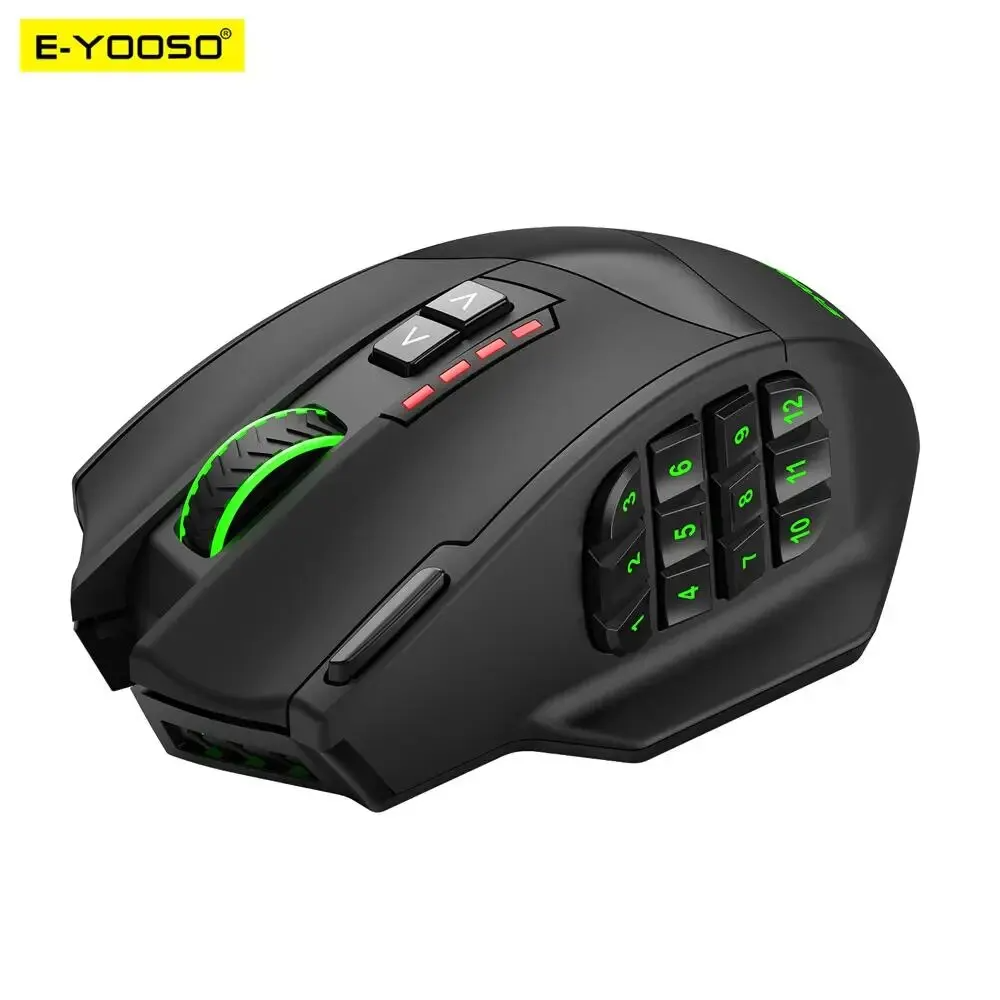 RGB Gaming-Maus 16000 DPI, 16 Tasten, USB & Wireless